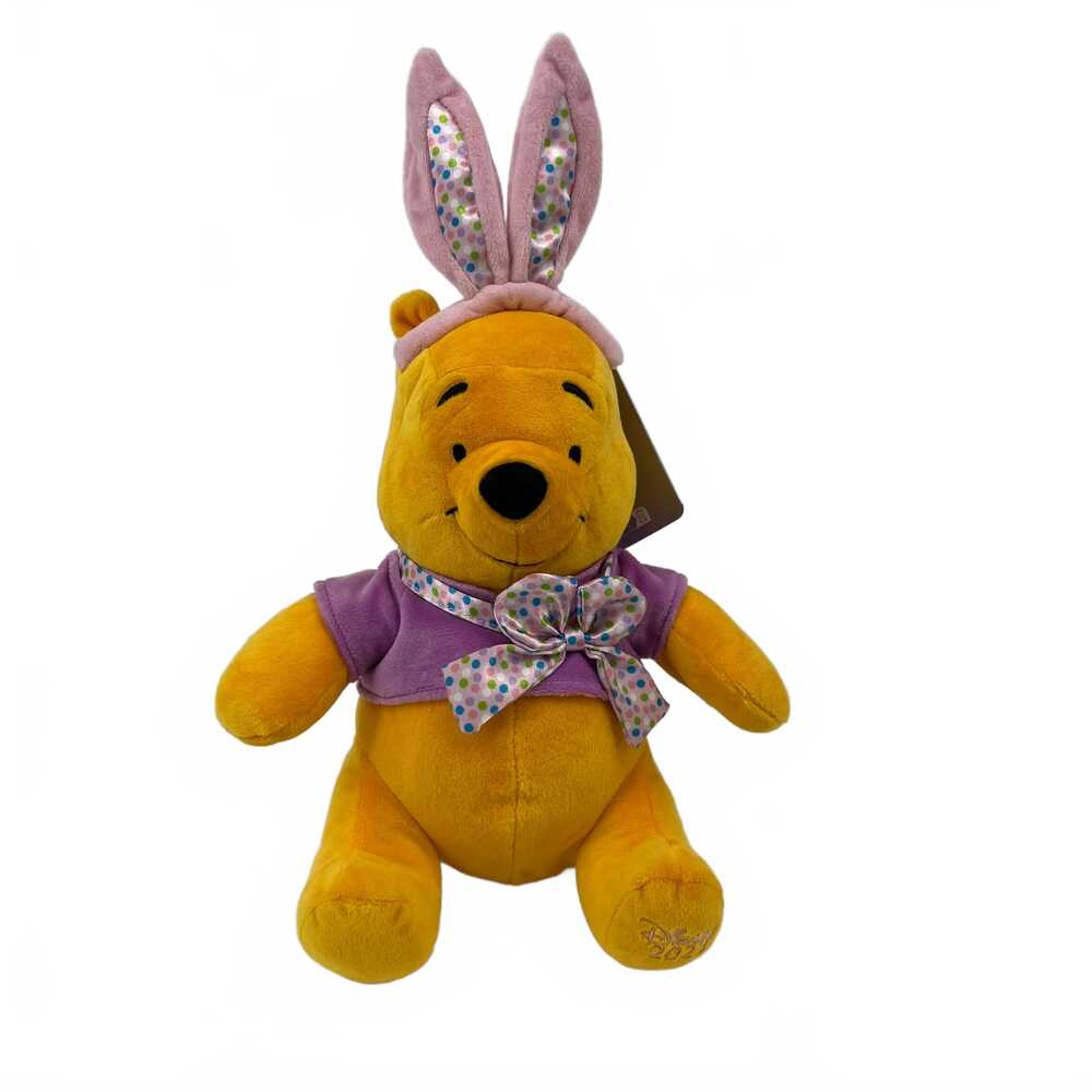 Disney Easter Pooh Plush | OS Girls Poly Gray-Purple Yellow
